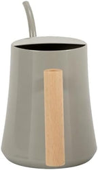 Pssopp Watering Can for Indoor Plants, 1L Stainless Steel Watering Can with Long Spout and Wood Handle, Controlled Pour Easy Refill for Houseplants Bonsai Home Gardeners (Gray) - Image 5