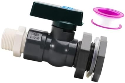 Rain Barrel Spigot 3/4 Inch PVC Water Barrel Diverter Garden Faucet Connector Rain Water Barrel Spigot Accessories and Weather Resistant Suita - Image 6