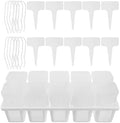 Yardwe Plastic Self Watering Seedling Cups with Tray, 2.5 Inch by YARDWE