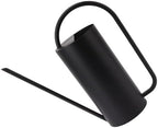 PerGar Watering Can Indoor Plants, 50 oz/1500 ml Metal Stainless Steel Watering Can Pot with Long Spout for Indoor House Plants Bonsai Outdoor Garden Flower Decorative (Black), PERGARPHRKYI3G42-12 by PerGar