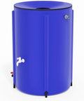 VINGLI Collapsible Rain Barrel Portable Rain Water Collection (Blue, 100 Gallon) by VINGLI