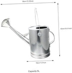 ORFOFE Galvanized Iron Watering Can Vintage Style Household Pot for Indoor Outdoor Plants Precise Pour No Spill Garden Tool for Flowers and Succulents - Image 2