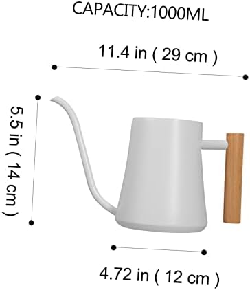 Levemolo Garden Watering Can Long Spout Capacity Stainless Steel Plant Mister Spray Bottle - Image 2
