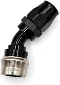 10AN 45 Degree Quick Release AN Fitting | Snap Lock Design | Swivel End Adapter | Designed For Racing | CPE Hose Compatible | Male End Sold Seperately by Unknown