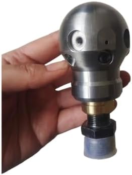 3/8" Thread Drain Jetting Ball Nozzle, Rotating Cutting Jet - Image 2