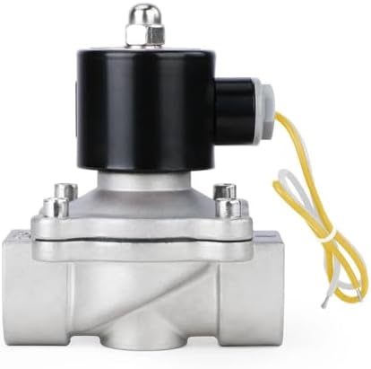 U.S. Solid 1 inch Stainless Steel Electric Solenoid Valve 110VAC Normally Closed Air Water - Image 4
