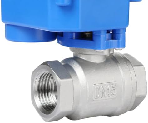 U.S. Solid Motorized Ball Valve- 1/2" NSF Certified 304SS Ball Valve with Full Port, 9-24V AC/DC and 2 Wire Auto Return Setup - Image 6