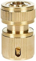 1pcs Heavy Duty Brass Water Spray Gun, Adjustable High Pressure Garden Hose Nozzle(Quick Connector 12) by Unknown