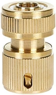1pcs Heavy Duty Brass Water Spray Gun, Adjustable High Pressure Garden Hose Nozzle(Quick Connector 12) by Unknown