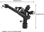 1.5in to 1in DN25 Female Thread Adjustable 360 Degree Rotating Rocking Arm Sprinkler Farm Irrigation Drip Irrigation Kits - Image 3