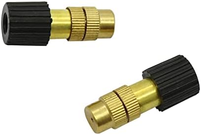 Garden Lawn Sprinkler Irrigation System Atomized Brass Nozzle Sprayer Drip Irrigation Plant Watering Sprinkler Garden Sprayer Greenhouse Cooling System 15 Pieces - Image 6