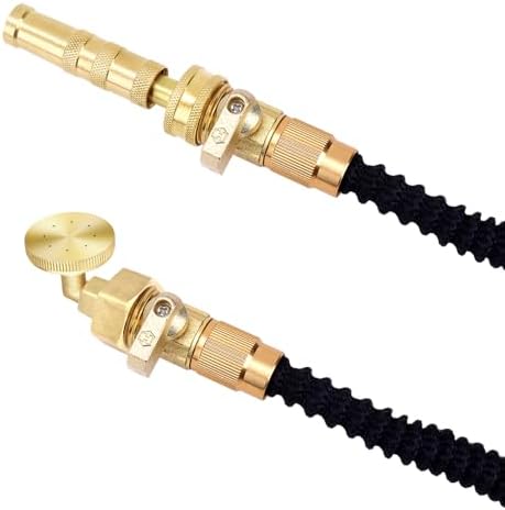 Misting Nozzle,Heavy Duty Garden Hose Mister Nozzle, Adjustable Water Spray Pattern From Powerful Jet To Mist,Ideal For Misting Delicate Plants (8-Hole, 4) - Image 5