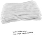 UKCOCO Self Watering Cotton Wick Rope for Potted Plants Indoor Outdoor 6mm Diameter 50m Absorbent Plant Watering Cord for Automatic Irrigation and Hydroponic Gardening - Image 2