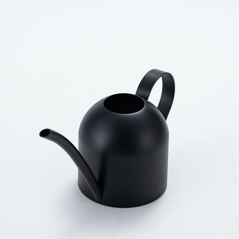 Stainless Steel Watering Kettle Can Long-mouthed Plant Indoor Small Pot Gardening(D) by Unknown