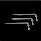 Garden Drip Irrigation System Accessories 500 Pieces of 4/7 Mm Hose Interface Bend Bend Drip Irrigation Arrow Garden Micro Drip Irrigation System Drip Emitter Watering to Root Dripper by Unknown