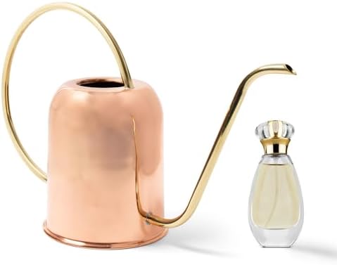 Copper Watering Can Indoor Plants - 48oz Long Spout Precise Small Water Can for Plants, Bonsai, Succulents, Houseplants, or Garden - Metal Inside or Outdoor Plant Watering Cans by Kings County Tools - Image 2