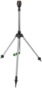 Tripod Sprinkler, Stainless Steel Rotating Sprinkler with 30 to 360 Degree Adjustable Spray, Liftable Tripod Lawn Stand for Garden Lawn Irrigation - Image 5