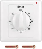 1PCS Water Pump Timer Switch Socket Household Power Control Mechanical 120 Minutes Countdown Turn Off Automatically Power Off(60 Minutes) - Image 3