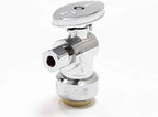 10PC EFIELD Push Fit Angle Stop Valve,1/2 Push x 3/8 Inch Compression - Image 2