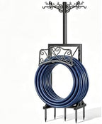 Garden Hose Storage Rack, In-Ground Hose Holder Stand by Unknown