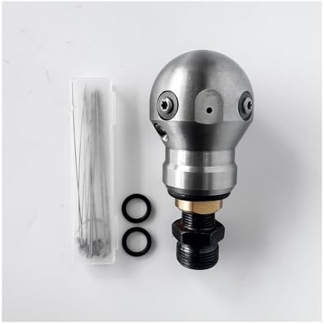 High pressure washing sewer cleaning dredge cutter nozzle WT-3/8 Rotating Ball spherical jetter nozzle(3I8 Female 50LPM) - Image 2