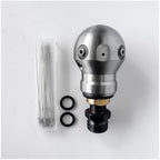 High pressure washing sewer cleaning dredge cutter nozzle WT-3/8 Rotating Ball spherical jetter nozzle(3I8 Female 40LPM) - Image 2