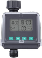 Sprinkler Timer, Programmable 1 Outlet Rain Delay Manual Mode Water Hose Timer, Irrigation System with Digital Display and Connectors for Yard Lawn Patio - Image 2