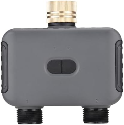 BT Sprinkler Timer, Double Outlet 2 Zone Irrigation Timer, Automatic Water with Rain Delay & Manual Watering, Ideal for Garden Hose, Yard & Lawn (US Plug) - Image 5