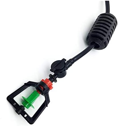 Garden Lawn Sprinkler Irrigation System 1 Set of Hanging Greenhouse Sprinkler Irrigation Barb Connector with Weight 360 Degree Rotation and Anti-drip Device by Unknown