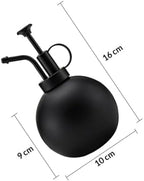jojofuny 304 Stainless Steel Watering Can and Handheld Spray Kettle 500ml for Indoor Plants Gardening Black Large Capacity Household Sprinkling Bottle - Image 2