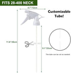 30 Pack Spray Bottle Nozzles, Heavy-Duty Stream Trigger Spray Nozzle Replacement Parts Adjustable Head Sprayer with Mist Stream Sprayer Fits 8oz /16oz Spray Bottles Round 28/400 Neck Bottles - Image 5