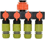 Hoses Connector 1/2 3/4 Garden Faucet Hose 4-Way Manifold Garden Faucet Connector G1/2 G3/4 G1 1 pc(B-2) - Image 3