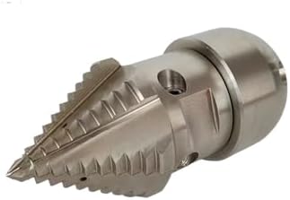 1" Rotating Nozzle High Pressure Rotating Nozzle Sewer Mine Cleaning Water Gun Nozzle Sludge Side 4 Rear 6 Holes(1 female 150LPM) - Image 4