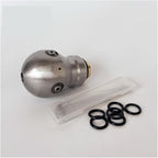 3/8" Rotary Jetter Nozzle High Pressure Cleaning 360 Degree Rotary Cleaning Lamp Sewer Jet Nozzle Pipe Drain Cleaning Rotating (3/8 Female 120LPM) - Image 2