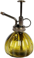 KeuLen Empty Glass Spray Bottle, Handheld Plant Mister Water Sprayer with Fine Mist, Vintage Retro Style for Indoor Plants (1 PC)(Army green) by Unknown