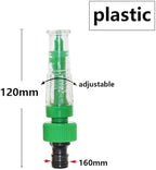 Garden Supplies Brass Hose Irrigation Sprinklers Copper High Pressure Nozzle Car Wash Garden Irrigation Water Guns Adjustable Plant Watering Nozzle(Plastic Nozzle) - Image 2