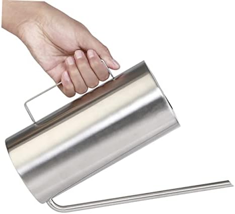 Watering can,Stainless Steel Pitcher Watering Can for Indoor Plants Spray Bottles for Plants Metal Sprinkling Can Stainless Steel Watering Kettle Plant Mister Jug Shower Pot Spout Watering Can(Silverx - Image 7