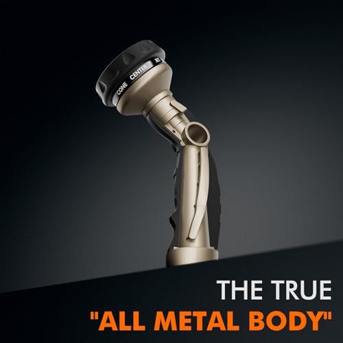 RESTMO Hose Nozzle Heavy Duty, Metal Water Hose Sprayer for Garden - Image 4