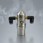 Generic Humidifier Nozzle Industrial Spray Nozzle Misting Nozzle Humidity Nozzle with Side Inlet Ports and Brass Elbows for Reliable Fine Mist Output Suitable, Style to 2 - Image 2