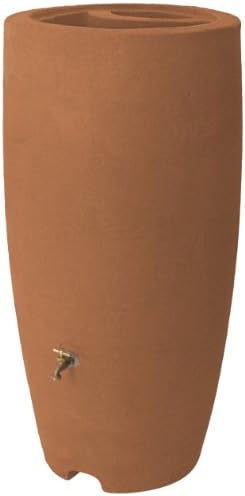 Algreen Products Athena Rain Barrel 80-Gallon, Terra Cotta by Algreen