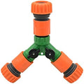 FMURY 1/2" 3/4" 2-way Tap 16mm 20mm Hose Garden Tap Y Water Splitter Irrigation Tube Splitter 1pcs(3/4) by Unknown