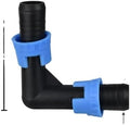 16mm 5/8" Drip Irrigation Tape Shut-Off Valve End Plug Connector Lock Garden Watering System Greenyhouse to p/;vc Hard Pipe(KSL02-347-20PCS) by Unknown