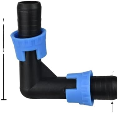 16mm 5/8" Drip Irrigation Tape Shut-Off Valve End Plug Connector Lock Garden Watering System Greenyhouse to p/;vc Hard Pipe(KSL02-347-20PCS) by Unknown