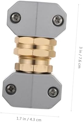 Housoutil 3 Sets Garden Hose Repair Connector Kit with Weatherproof Aluminium Alloy Material for Long Life Sturdy Hose Fitting Fastener - Image 2