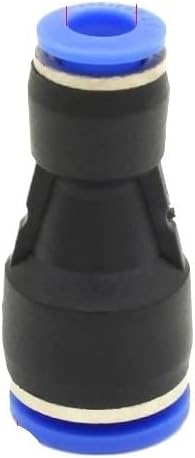 Pneumatic Fitting Pipe Air Connector Tube Quick Release Fitting Plastic Connector Hose Tube Push Pressure 4mm 6mm 8mm 10mm(PG 10-6,500 Pcs) by Unknown