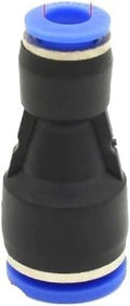 Pneumatic Fitting Pipe Air Connector Tube Quick Release Fitting Plastic Connector Hose Tube Push Pressure 4mm 6mm 8mm 10mm(PG 10-6,500 Pcs) by Unknown
