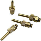 Hose Connector Brass Water Curtain, Water Line Fountain Nozzle, Adjustable 1/4" M10 M12 M14 External Thread Fountain, with Valve Garden Landscape Tools (Color : Dark Grey) - Image 5