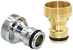 Garden Connector Adapter 30 Pieces Of Brass Female M22 M24 Male Threaded Connector 5/8" Faucet Quick Connector For Bathroom Faucet Copper Fittings (Color : Plating silver) - Image 4