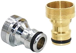 Garden Connector Adapter 30 Pieces Of Brass Female M22 M24 Male Threaded Connector 5/8" Faucet Quick Connector For Bathroom Faucet Copper Fittings (Color : Plating silver) - Image 4