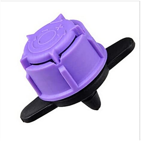 Gardening Irrigation Dripper 20 Pieces of Drip Irrigation Adjustable Dripper 1-120 Liters/Height 1/4 Inch Barb Connector Sprinkler Micro Accessory Connection 4/7 Mm IT144 by Unknown